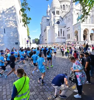 départ de le sacré coeur